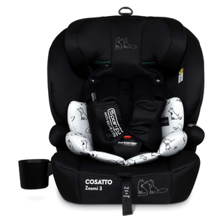 Cosatto Zoomi 3 i-Size Car Seat | 76–150cm | ISOFIX | Anti-Escape | From 15 Months to 12 Years Foxed