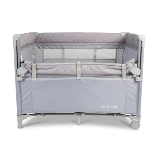 Red Kite Dreamer Bedside Crib – Quilt Grey