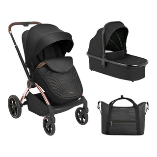 KikkaBoo Kara Baby Stroller 2in1 with carrycot Black