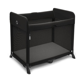 Bugaboo Stardust Travel Cot – Black | Pop-Up Folding Cot with Bassinet & Mattress