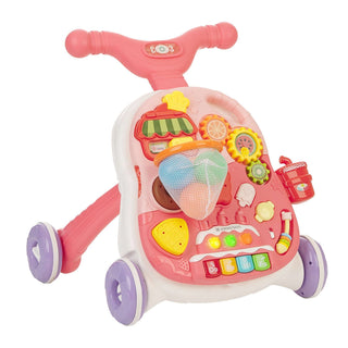 KikkaBoo Push Walker 2in1 Candy Party Pink