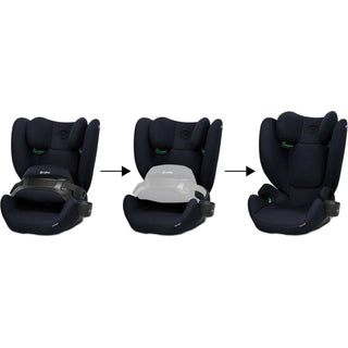 CYBEX Silver Pallas B2 i-Size ISOFIX Car Seat Blue Moon-Navy Blue