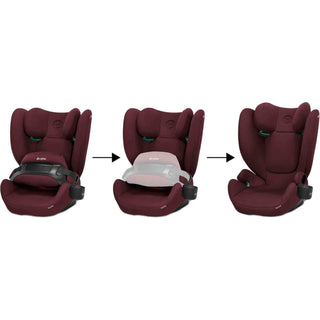 CYBEX Silver Pallas B2 i-Size ISOFIX Car Seat Rumba Red-Dark Red