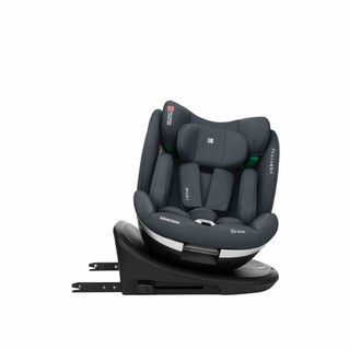 KikkaBoo i-Drive 360° Rotating Baby Child Car Seat i-Size ISOFIX - Dark Grey