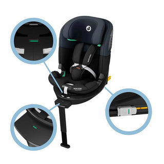 Maxi-Cosi Emerald 360 S Comfort Car Seat Carrier, i-Size, ISOFIX - Tonal Black