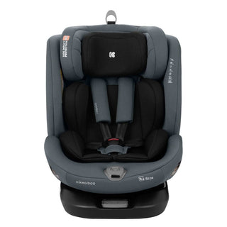 KikkaBoo i-Moove 360° Rotating Baby Child Car Seat i-Size With ISOFIX Dark Grey