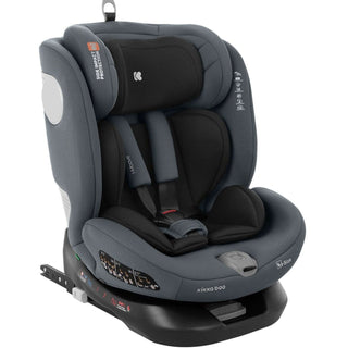 KikkaBoo i-Moove 360° Rotating Baby Child Car Seat i-Size With ISOFIX Dark Grey