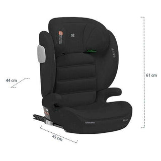 KikkaBoo Car Seat i-Track i-Size 100-150cm with Isofix Comfortable Memory Foam