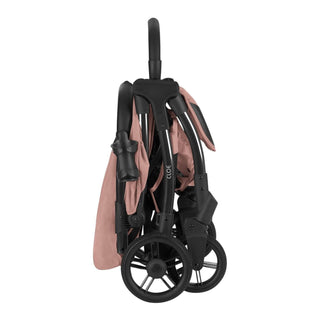 Kikkaboo Cloe Baby Stroller Pushchair Cabin-Approved Rubber Tires - Pink