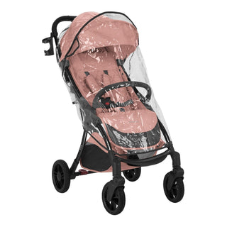 Kikkaboo Cloe Baby Stroller Pushchair Cabin-Approved Rubber Tires - Pink