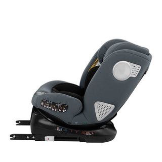 KikkaBoo i-Moove 360° Rotating Baby Child Car Seat i-Size With ISOFIX Dark Grey