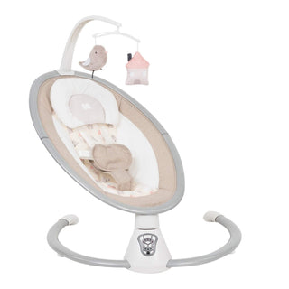KikkaBoo Twiddle Electrical Side-to-Side for Baby Portable Swing - Beige