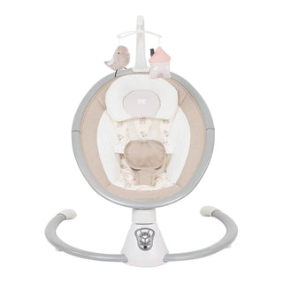 KikkaBoo Twiddle Electrical Side-to-Side for Baby Portable Swing - Beige