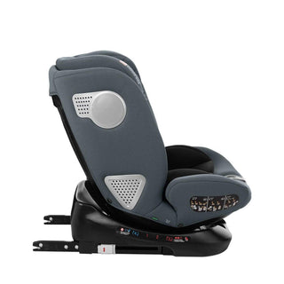 KikkaBoo i-Moove 360° Rotating Baby Child Car Seat i-Size With ISOFIX Dark Grey