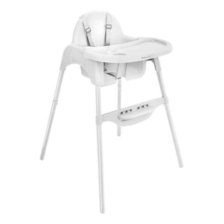 KikkaBoo 2 in 1 Baby High & Low-Feeding Chair Jammy with Removable Tray - White