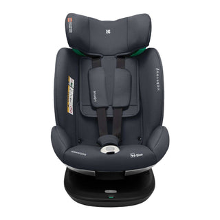 KikkaBoo i-Drive 360° Rotating Baby Child Car Seat i-Size ISOFIX - Dark Grey