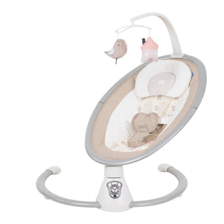 KikkaBoo Twiddle Electrical Side-to-Side for Baby Portable Swing - Beige
