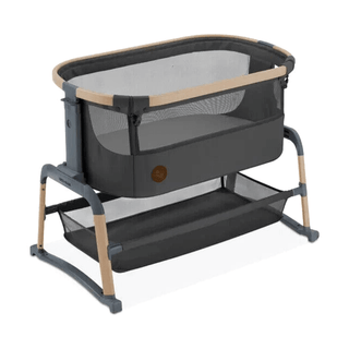 Maxi-Cosi Iora Air Bedside Crib, Cotbed Comfortable Co Sleeper - Beyond Graphite