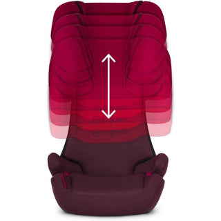 CYBEX Silver Solution X-Fix ISOFIX Child Car Seat for Gr. 2/3 - Pure Black/Black