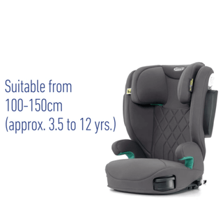 Graco Eversure R129 I-Size Highback Booster Car Seat with Safety Surround Side