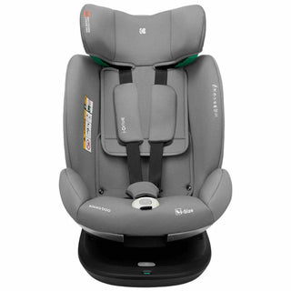 KikkaBoo i-Drive 360° Rotating Baby Child Car Seat i-Size ISOFIX 40-150 cm Light Grey