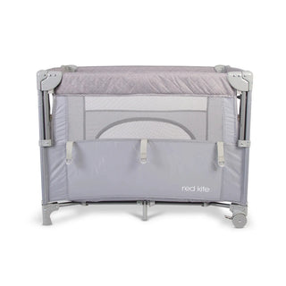 Red Kite Dreamer Bedside Crib – Quilt Grey