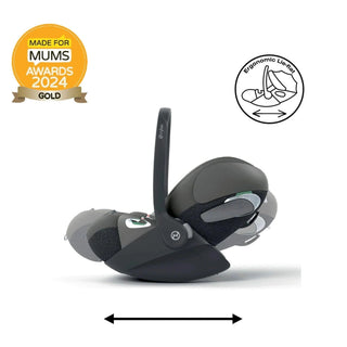 CYBEX Cloud T i-Size Rotating Baby Car Seat – Mirage Grey