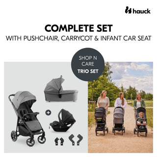 Hauck Shop N Care Trio Set - Grey