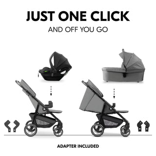 Hauck Shop N Care Trio Set - Grey