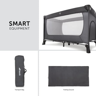 Hauck Dream N Play Plus Travel Cot - Grey