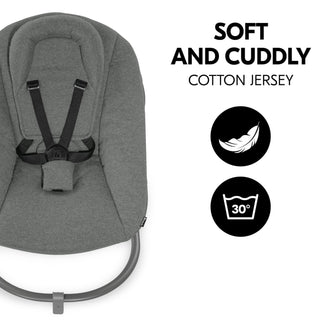 Hauck Alpha+ Premium Bundle Wooden High Chair - Beech Grey