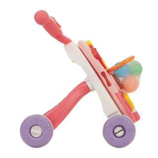 KikkaBoo Push Walker 2in1 Candy Party Pink