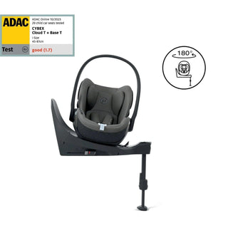 CYBEX Cloud T i-Size Rotating Baby Car Seat – Mirage Grey