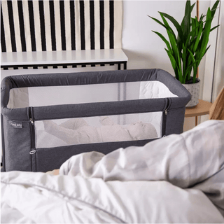 Red Kite Cozysleep Bedside Baby Infant Crib Cotbed Co Sleeper - Dark Grey