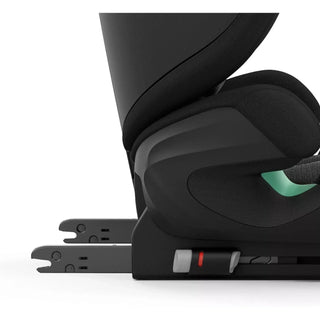 CYBEX Gold Solution G i-Fix Plus Child Car Seat, ISOFIX, i-Size, Moon Black