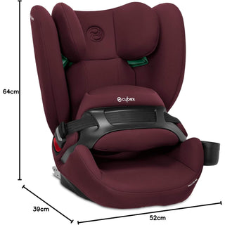 CYBEX Silver Pallas B2 i-Size ISOFIX Car Seat Rumba Red-Dark Red