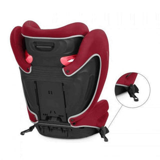 Cybex Silver Pallas B Fix Child Car Seat 9mths-12yr . Dynamic Red