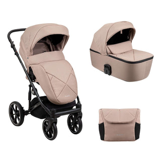 KikkaBoo Amani Stroller 2in1 with Carrycot Beige