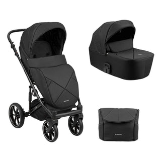 KikkaBoo Amani Stroller 2in1 with Carrycot Black