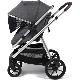 Babylo Zap Travel System Ride-on Board with i-Size Infant Carrier, Silver/Grey