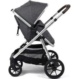 Babylo Zap Travel System Ride-on Board with i-Size Infant Carrier, Silver/Grey