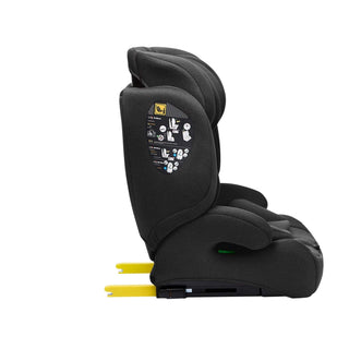 KikkaBoo i-Bronn i-Size Car seat ISOFIX 76-150 cm Black