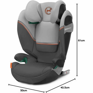 CYBEX Gold Solution S2 i-Fix Car Seat ISOFIX i-Size - Lava Grey/Mid Grey