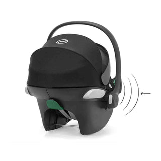 Cybex ATON B2 i-Size Rear Facing Baby Car Seat, 0-13kg - Volcano Black-Black