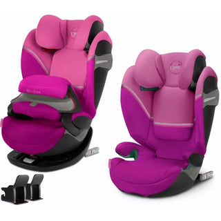 Cybex Gold Pallas S-Fix 2-in-1 Child's Car Seat, ISOFIX Gr. 1/2/3, Magnolia Pink