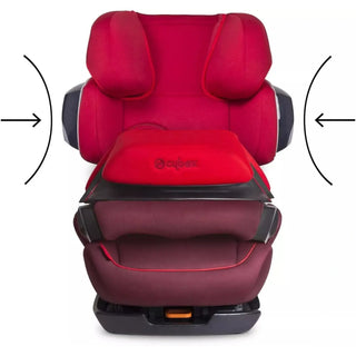 Cybex Silver Pallas 2-Fix 2-in-1 Child's Car Seat Safety Shield with ISOFIX Grey