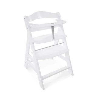 Hauck Alpha+ Wooden Highchair - White