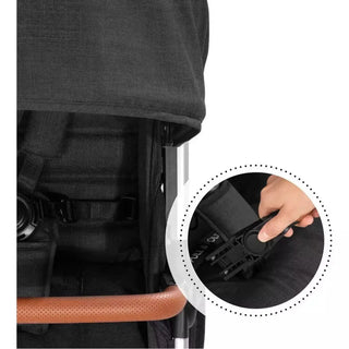 Hauck Uptown Pushchair Stroller Extra Large Seat for All Terrains with Raincover