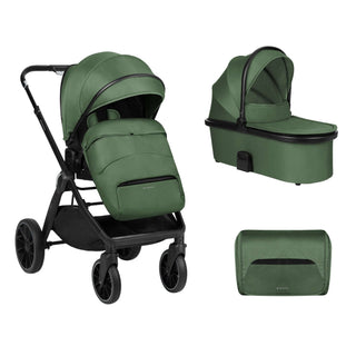 KikkaBoo Tiffany Stroller 2in1 with carrycot Army Green 2024
