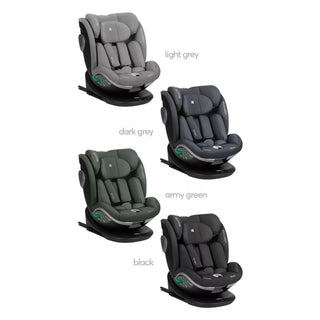 KikkaBoo i-Drive 360° Rotating Baby Child Car Seat i-Size ISOFIX 40-150 cm Black